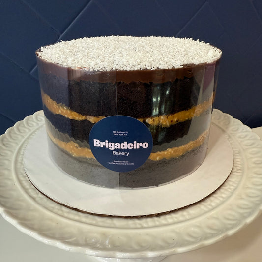 Prestigio Cake (Chocolate Cake with Coconut Brigadeiro)