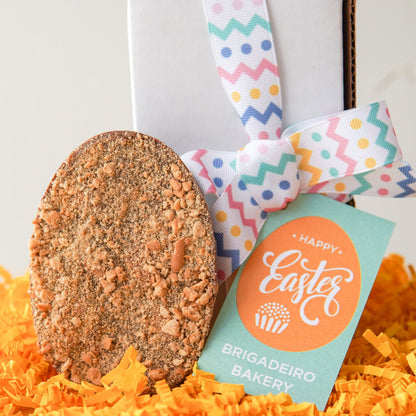 Spoonable Brigadeiro Palha Easter Egg